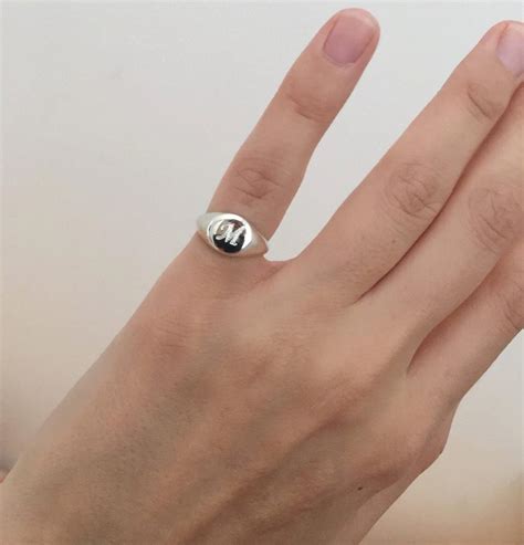 Monogram Signet Rings Women | IUCN Water