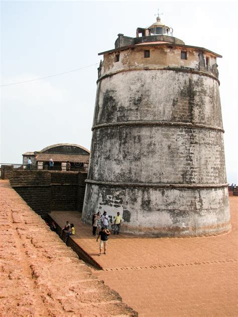 Fort Aguada and Its Lighthouse Editorial Image - Image of fort, india ...