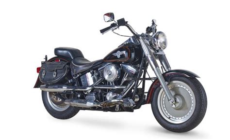 Terminator 2 Harley-Davidson Fatboy de 1990. Foto cortesía del Museo ...