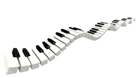 Wavy Piano Keys Clip Art - ClipArt Best