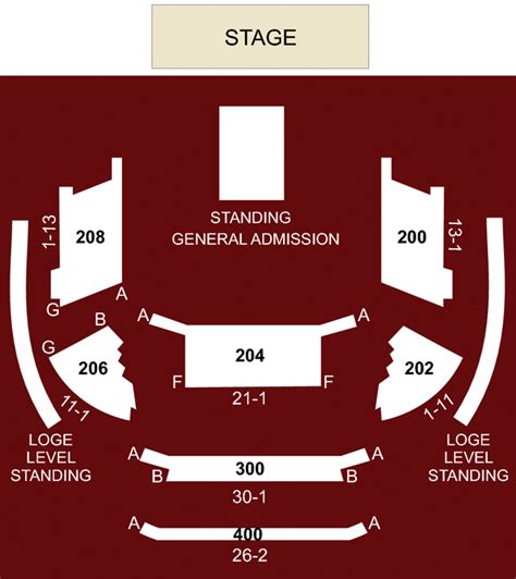 House Of Blues Las Vegas Seating Chart Santana - Chart Walls