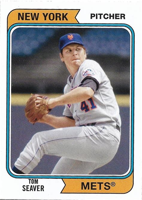 Tom Seaver 2020 Topps Archives #195 New York Mets Baseball Card