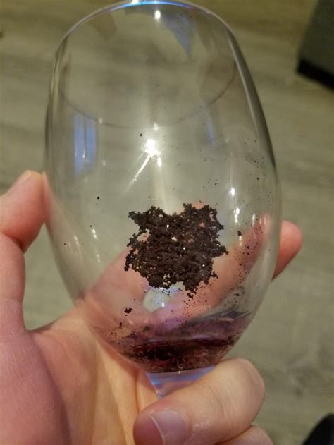 We found wine diamonds! : r/mildlyinteresting