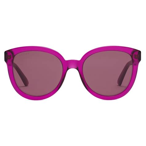 Gucci - Cat Eye Frame Sunglasses - Fuchsia Pink - Gucci Eyewear - Avvenice