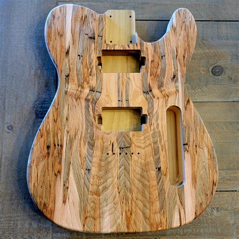 T-style Guitar Body, Ambrosia Maple Top, HH - Etsy