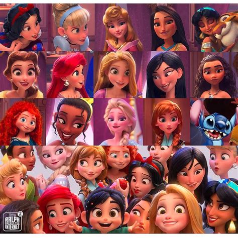 Princess line-up ♥️ | All disney princesses, Disney, Disney princess wallpaper