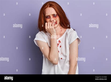 Afraid crying young woman after hi-res stock photography and images - Alamy