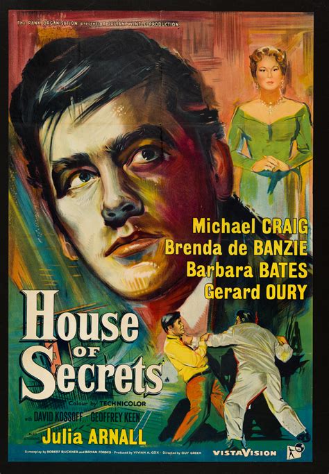 HOUSE OF SECRETS (1956) Original Vintage UK One Sheet Film Movie Poster | Picture Palace Movie ...