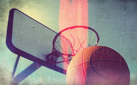 HD wallpaper: red and brown basketball court, sport, blur, devices, ring, shield | Wallpaper Flare