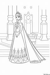 Queen Elsa coloring Page  Download Print Or Color Online For Free sketch template