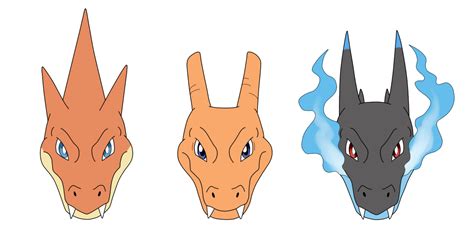 Charizard's Forms by IcelectricSpyro on DeviantArt