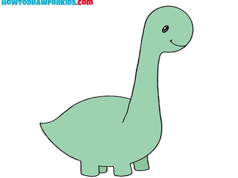 dino cartoon drawing easy