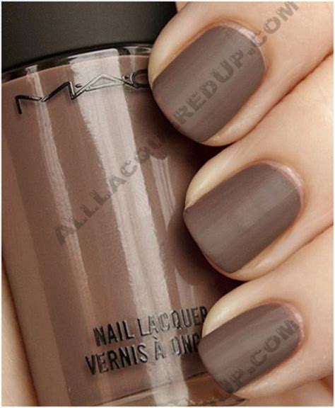 Best Matte Nail Polishes - Our Top 10 | StyleCraze Mac Nail Polish, Mac Nails, Brown Nail Polish ...