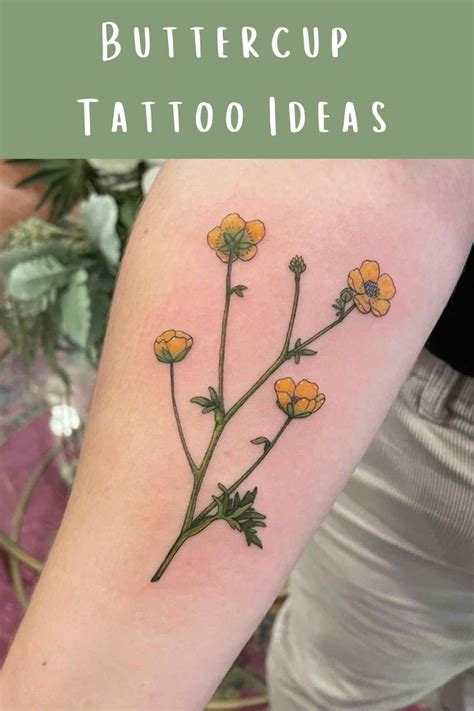 93 Buttercup Tattoo Ideas Including Power Puff - TattooGlee in 2022 | Buttercup tattoo, Tattoos ...