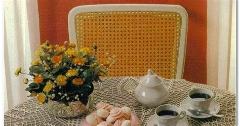 Crochet and arts: Crochet round tablecloth