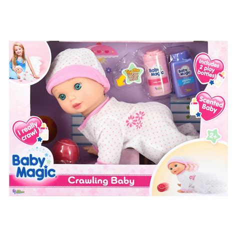 Baby Magic - Baby Magic Crawling Baby Play Set w/ Toy Baby Doll (Scented) - Walmart.com ...