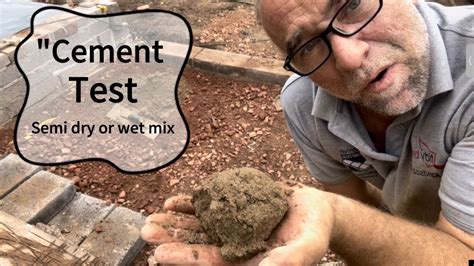 What cement mix Semi-Dry vs. Wet Mix Comparison 🔍" #cement #cementtest ...