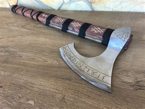 Axe Pagan Axe Viking Axe Bearded Axe Norse Axe Axe - Etsy