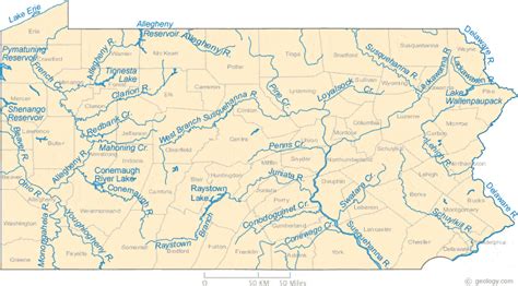 Map of Pennsylvania