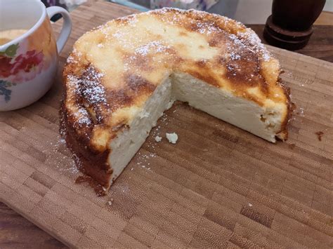 [homemade] German cheesecake (with quark) : r/food