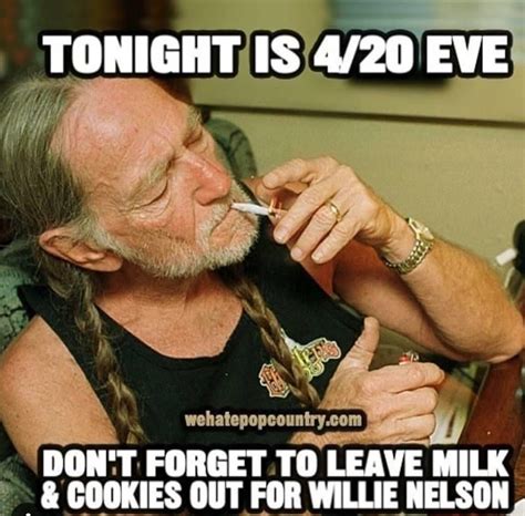 Pin by April Addington on Music Memes | Milk cookies, Willie nelson ...