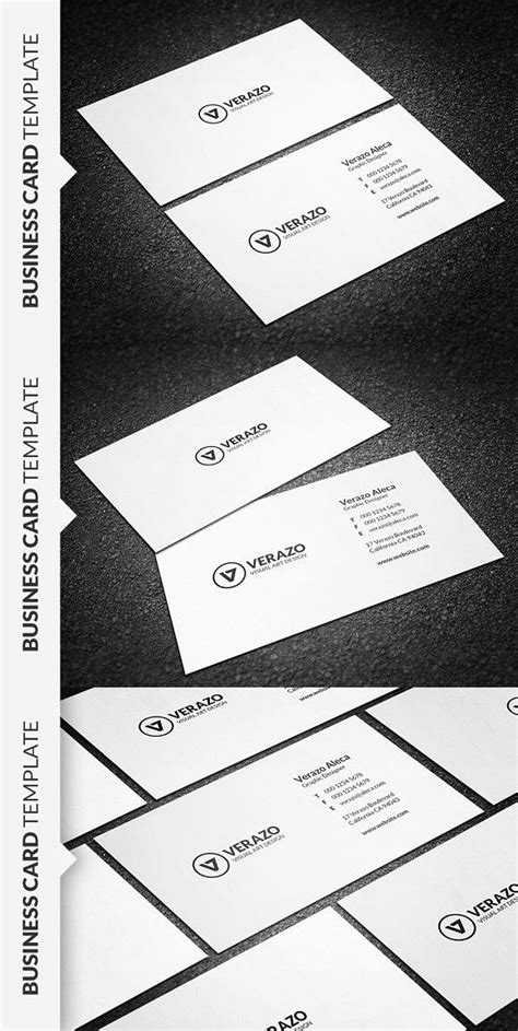 Simple Minimalist Business Card | Minimalist business cards, Weird business cards, Modern ...
