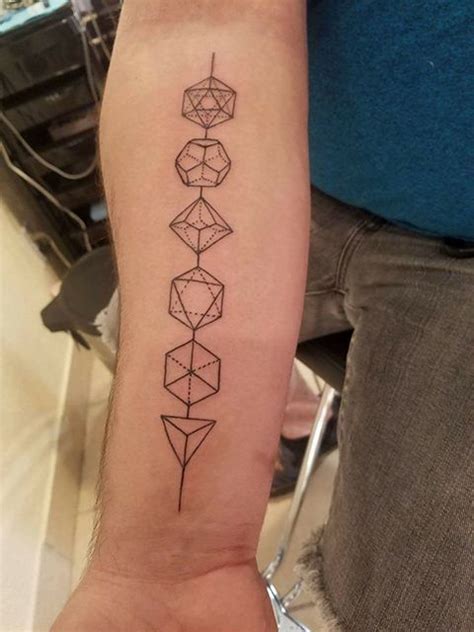 Dice Tattoo | Nerdy tattoos, Dice tattoo, Geometric tattoo