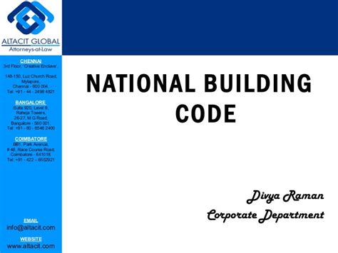 National building code