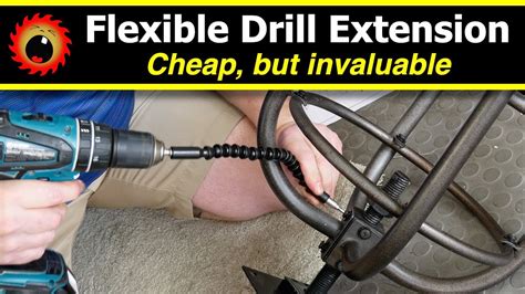 Extremely useful Flexible Drill Shaft Extension - YouTube