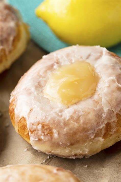 Lemon Filled Doughnuts - Cafe Delites