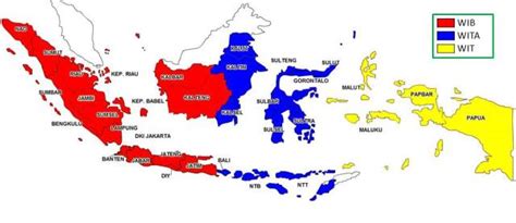 Pembagian Waktu di Indonesia (Zona Waktu Indonesia)