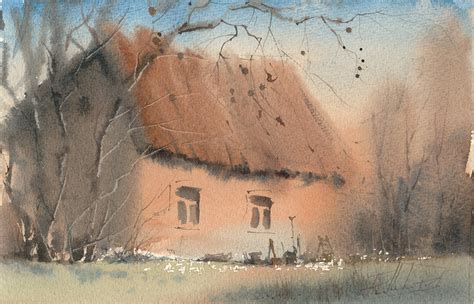 spring house / watercolour on Behance