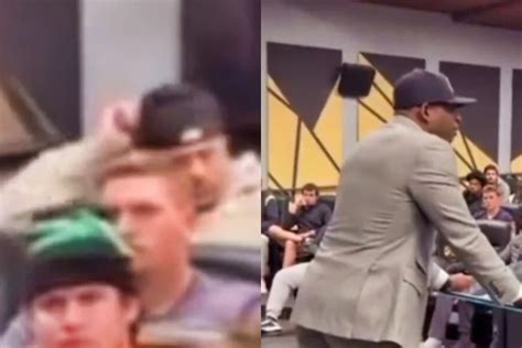 Watch Colorado Player Take Off His Hat Immediately After Deion Sanders Banned Hats ...
