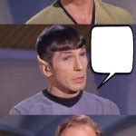 Spock Burns Kirk Meme Generator - Imgflip