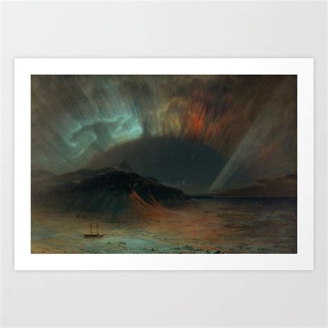 Aurora Borealis by Frederic Edwin Church, 1865 Art Print by ...