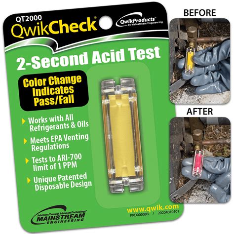 QwikCheck®2-Second Acid Test Kit - Qwik.com