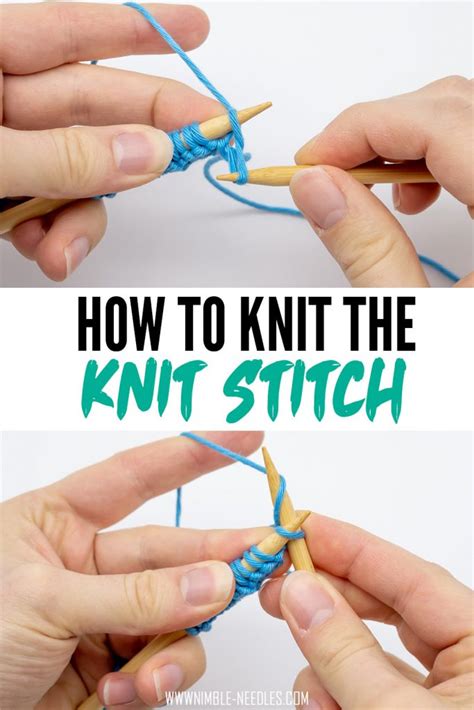 How to Knit the Knit Stitch: Step by Step tutorial [+video with slow-mo]