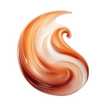 Swirling Wavy Seashell Brown Orange Color, Orange, Brown, Red PNG Transparent Image and Clipart ...