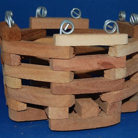 Wood Slat Basket - Etsy