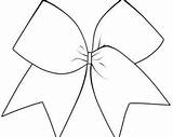Cheer Bow Outline Drawing Sketch Coloring Page sketch template