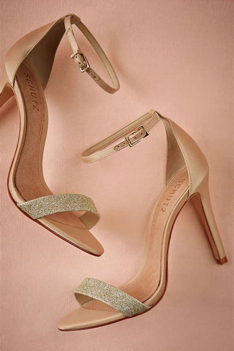 Shop the Look! Wedding Pretties by BHLDN | Bridesmaid shoes, Heels, Glitter heels