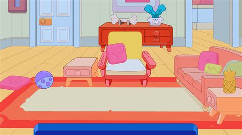 ArtStation - "Bluey" Living Room Background Re-creation