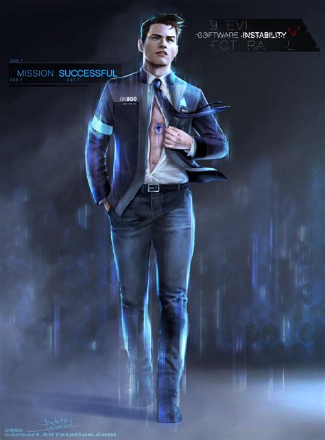 My fanart of good android boy Connor | Personaje de ficcion, Ser humano ...