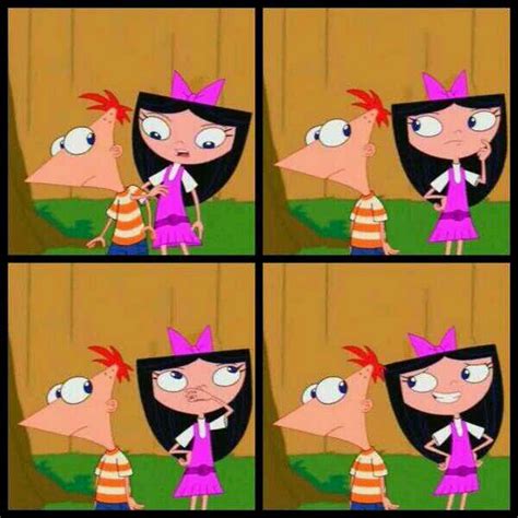 Awwww! | Phineas and isabella, Phineas and ferb, Phineas and ferb memes