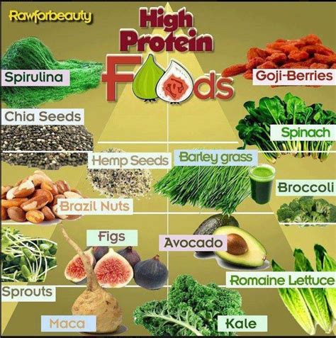 Raw foods that are high in protein | Low Carb | Pinterest