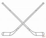 Hockey Stick Coloring Pages sketch template