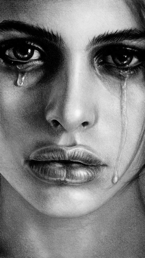 Painting Of A Woman Crying at PaintingValley.com | Explore collection of Painting Of A Woman Crying