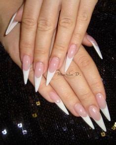 French Tip Stiletto Nails