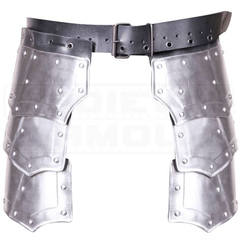 Steel Vladimir Tasset Belt - MY100362 by Medieval Armour, Leather ...