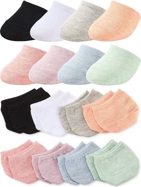 Amazon.com: SATINIOR 8 Pairs Toe Topper Socks for Women, Mule Socks Half Toe Socks Toe Topper ...